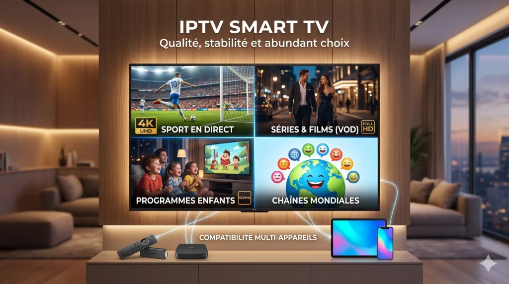 IPTV abonnement 12 mois