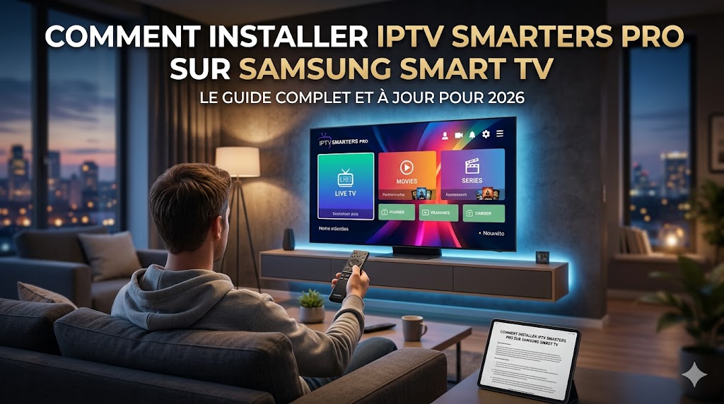 Comment Installer IPTV Smarters Pro sur Samsung Smart TV