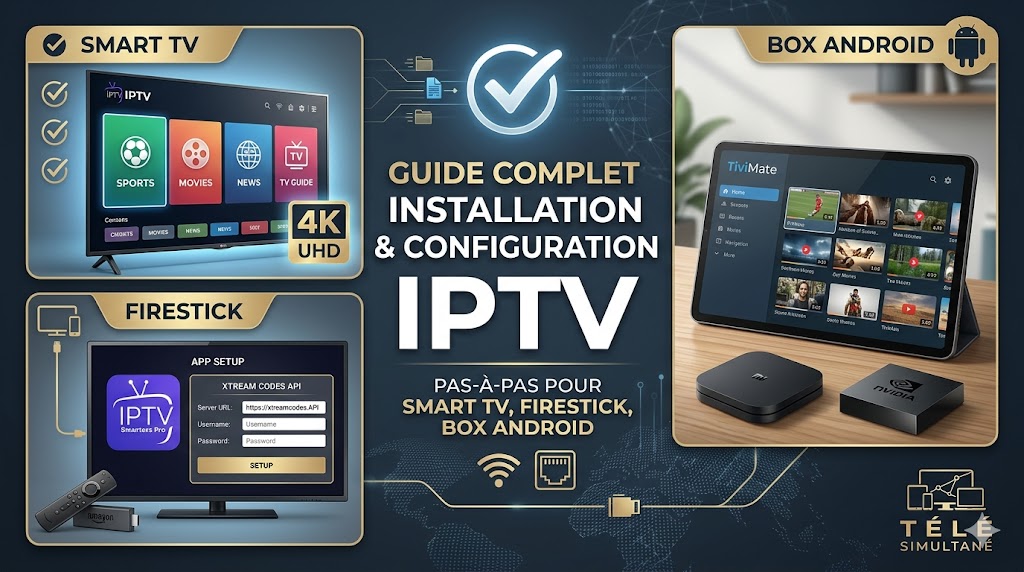 Comment installer et configurer un abonnement IPTV sur Smart TV, Firestick et Box Android ?